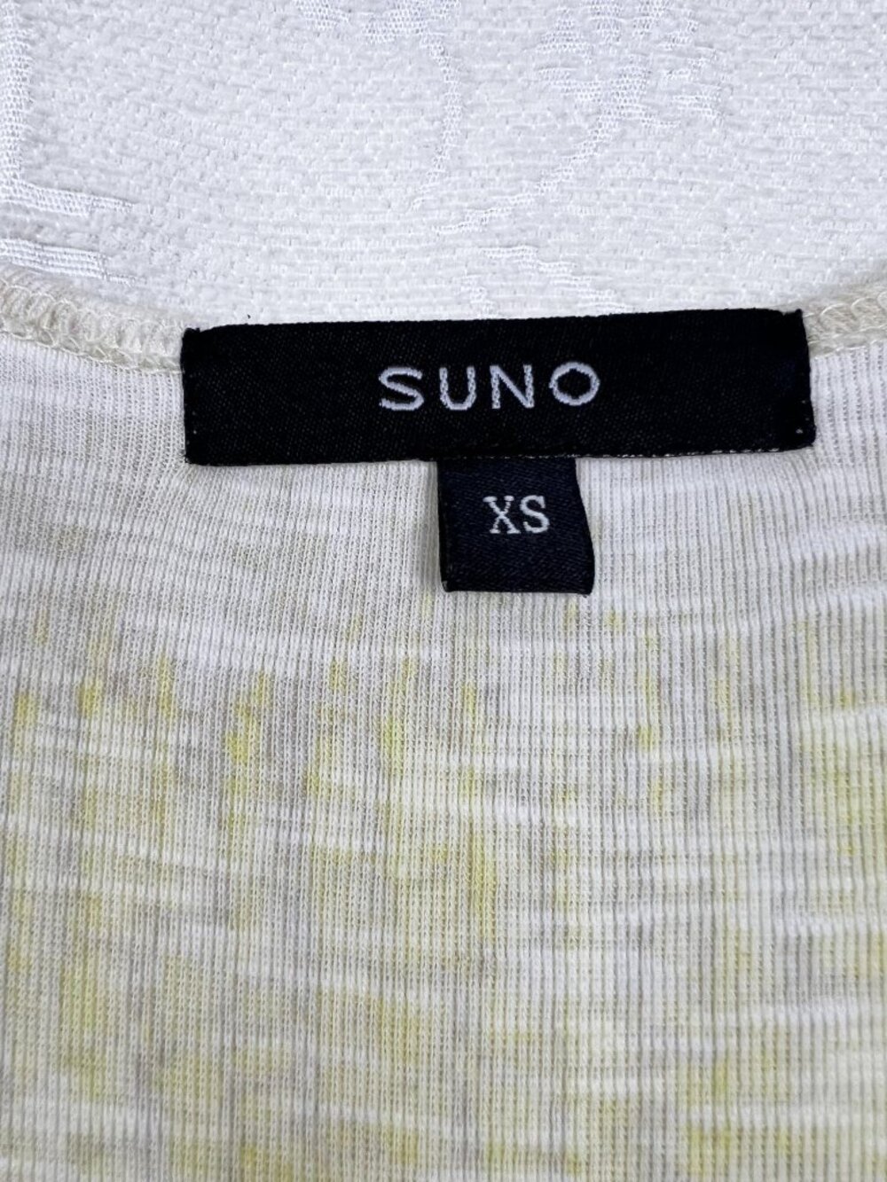 Suno yellow stripe racerback maxi dress cotton knit summer tropical beach travel - Picture 5 of 7